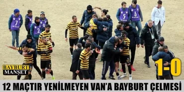 12 Maçtır Yenilmeyen Van’a Bayburt Çelmesi