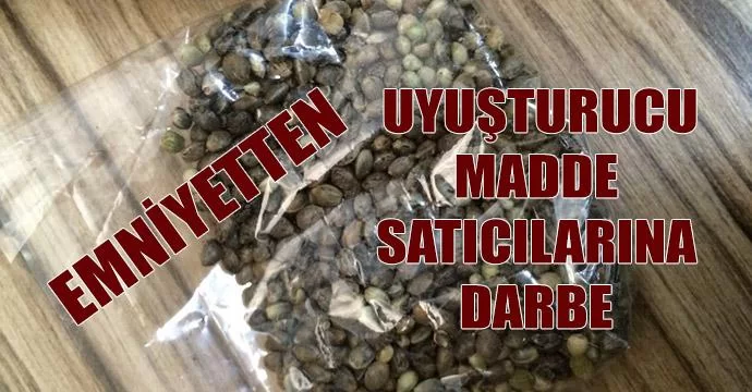 Türk Polisinden uyuşturucu madde satıcılarına darbe