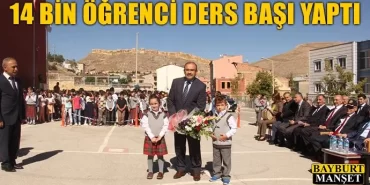 14 bin öğrenci ders başı yaptı