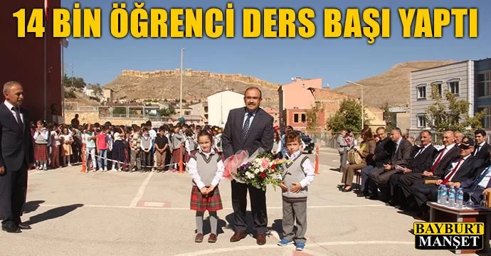 14 bin öğrenci ders başı yaptı