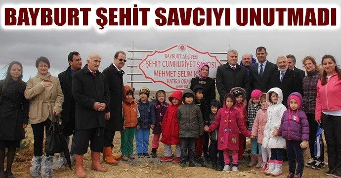 Bayburt Şehit Savcıyı unutmadı