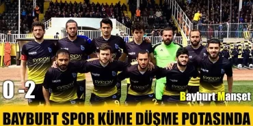 Bayburtspor küme düşme potasında