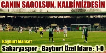 Sakaryaspor - Bayburt Özel İdare: 1-0