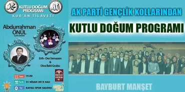 Ak Parti Gençlik kollarından Kutlu Doğum Programı