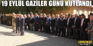 19 Eylül gaziler günü kutlandı