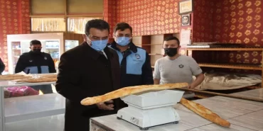 Kayseri Hacılar'da zabıtadan fırın denetimi