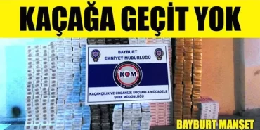 Kaçağa geçit yok