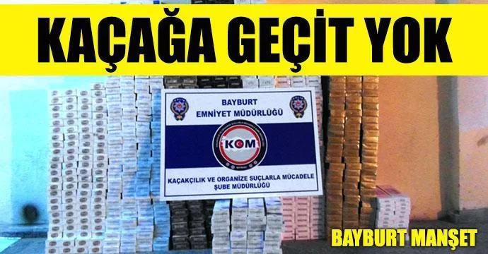 Kaçağa geçit yok