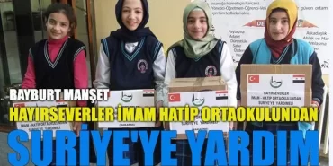 Öğrenciler Suriyeli kardeşlerine yardım elini uzattı
