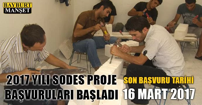 2017 Yılı Sodes Proje Başvuruları Başladı