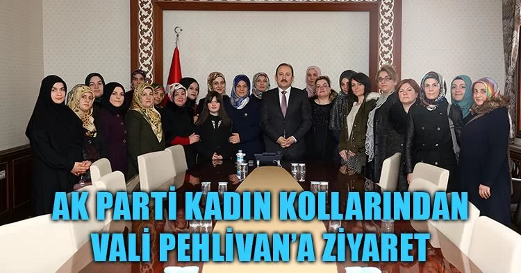 Ak Parti Kadın Kollarından Vali Pehlivan'a Ziyaret