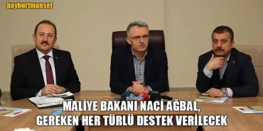 Bakan Ağbal, Gereken Her Türlü Destek Verilecek