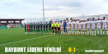 Bayburt Lidere Yenildi
