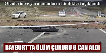 Bayburt'ta Ölüm Çukuru 8 Can Aldı