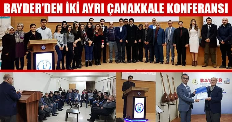 BAYDER’den İki Ayrı Çanakkale Konferansı