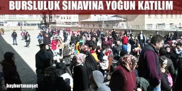 Bursluluk Sınavına Yoğun Katılım