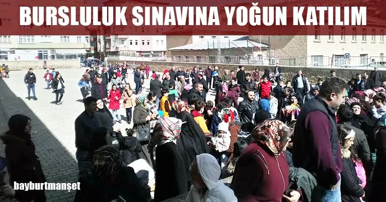 Bursluluk Sınavına Yoğun Katılım