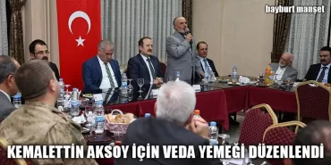 Kemalettin Aksoy İçin Veda Yemeği Düzenlendi