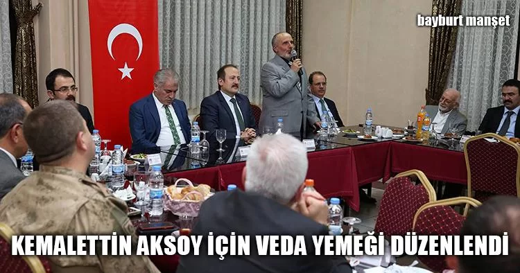 Kemalettin Aksoy İçin Veda Yemeği Düzenlendi