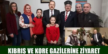 Kıbrıs Ve Kore Gazilerine Ziyaret