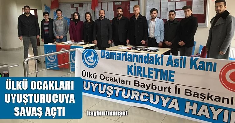 Ülkü Ocakları Uyuşturucuya Savaş Açtı