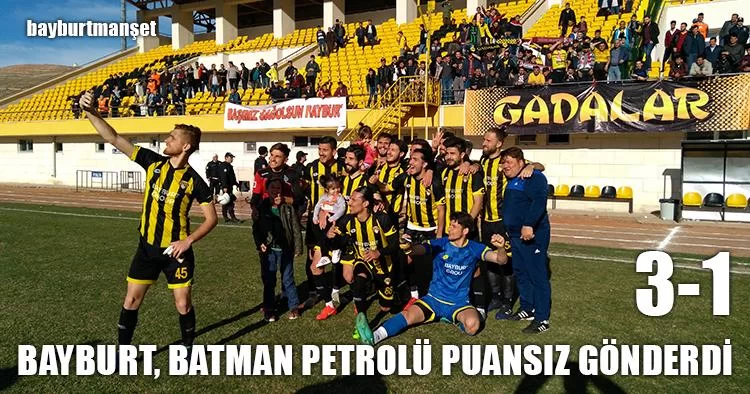 Bayburt, Batman Petrolü Puansız Gönderdi