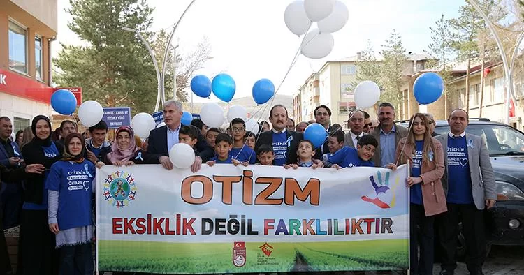 Bayburt’ta Otizm Farkındalık Yürüyüşü