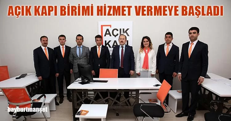 Açık Kapı Birimi Bayburt’ta Hizmet Vermeye Başladı