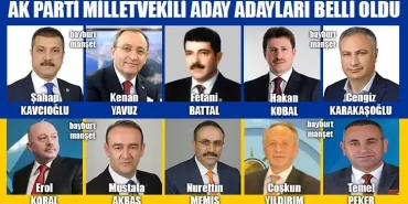 Ak Parti Bayburt Milletvekili Aday Adayları Belli Oldu