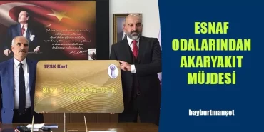 Bayburt Esnaf Odalarından Akaryakıt Müjdesi