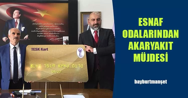 Bayburt Esnaf Odalarından Akaryakıt Müjdesi