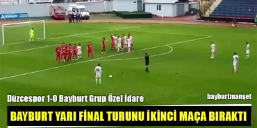 Bayburt Yarı Final Turunu İkinci Maça Bıraktı