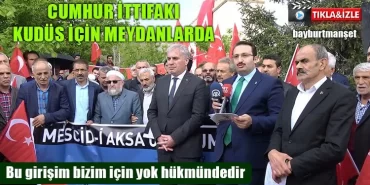 Cumhur Ittifaki Kudüs Için Meydanlarda