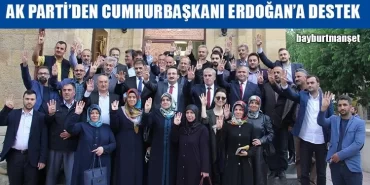 Ak Parti’den Cumhurbaşkanı Erdoğan’a Destek