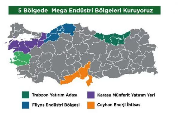 Mega Sanayi Bölgeleri Projesinde Bayburt’ta Var