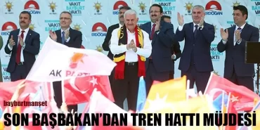 Son Başbakan’dan Tren Hattı Müjdesi