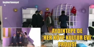 Aydıntepe İlçesinde Her Köye Kültür Evi Projesi