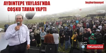 Aydıntepe Yaylası’nda Coşku Tavan Yaptı