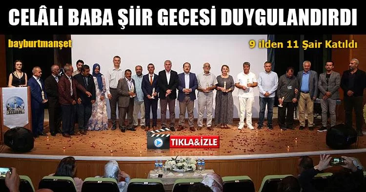 Celâli Baba Şiir Gecesi Duygulandırdı