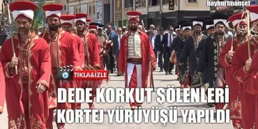 Dede Korkut Şölenleri Kortej Yürüyüşü Yapıldı