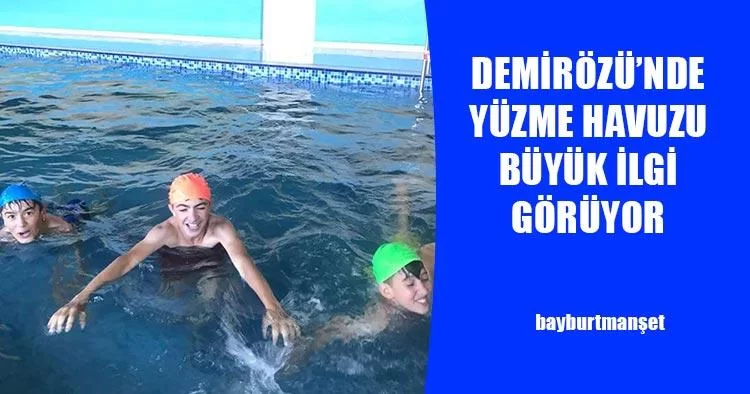 Demirözü’nde Yüzme Havuzu Büyük İlgi Görüyor