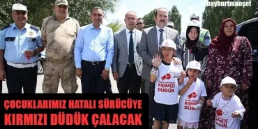 Çocuklarımız Hatalı Sürücüye Kırmızı Düdük Çalacak
