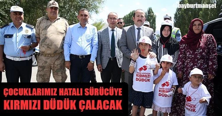 Çocuklarımız Hatalı Sürücüye Kırmızı Düdük Çalacak