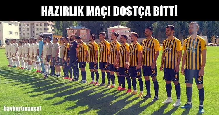 Hazırlık Maçı Dostça Bitti