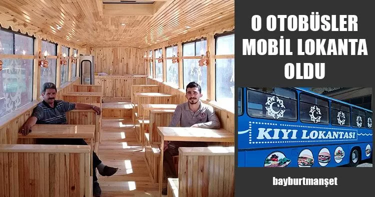 O Otobüsler Mobil Lokanta Oldu