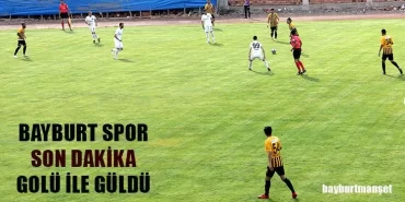 Bayburt Spor Son Dakika Golü İle Güldü