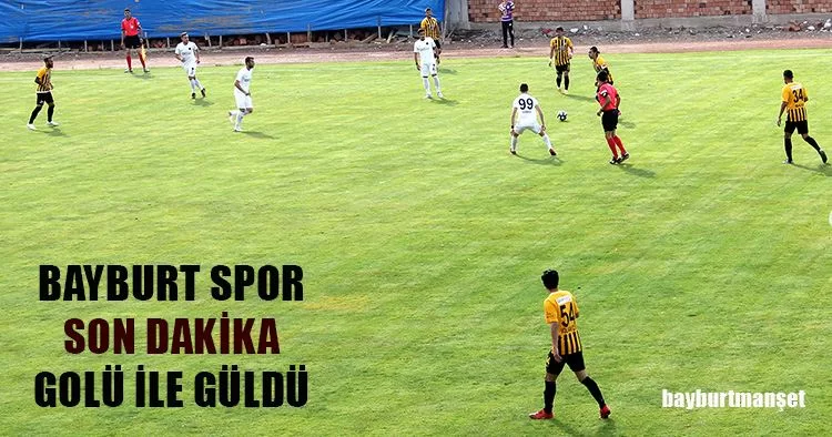 Bayburt Spor Son Dakika Golü İle Güldü