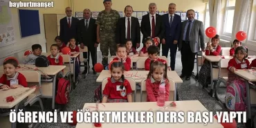 Bayburt’ta Yeni Eğitim Öğretim Yılı Başladı