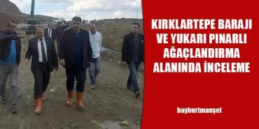 Kırklartepe Barajı Ve Yukarı Pınarlı Ağaçlandırma Alanında İnceleme