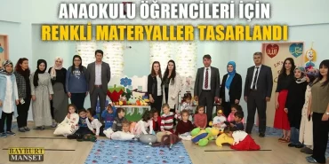Anaokulu Öğrencileri İçin Renkli Materyaller Tasarlandı